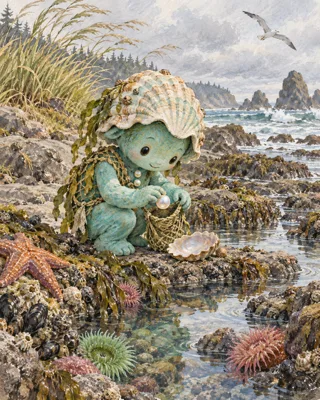 潮池拾珠精靈