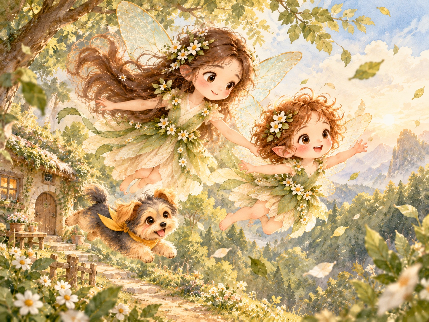 羽兒姊妹的第一場風